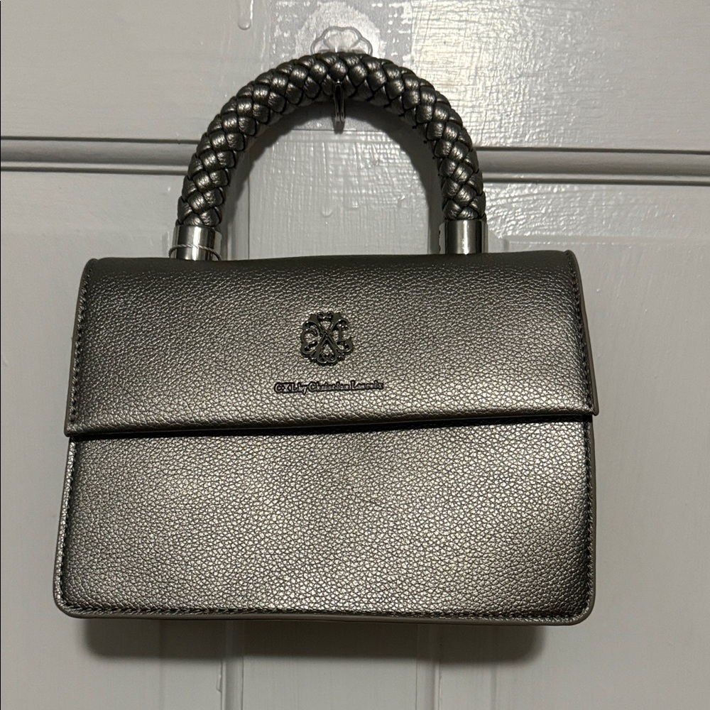 Christian Lacroix Metallic Silver Mini Bag